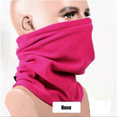 3-IN-1 Fleece Neck Warmer Snood Scarf Hat Unisex Thermal Ski Wear Snowboard