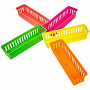 12Pcs Classroom Desk Pen & Pencil Stationery Storage Basket Organizer Tray Tool