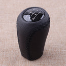 Car 5-Speed PU Leather Gear Shift Shifter Knob Head Fit for Mazda 3 5 6 2008-12