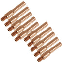 10 Pieces Red Copper Gas Shielded Weld Welding Welder Contact Nozzle  1.4mm