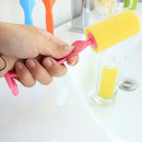 New Sponge Brush Bottle Cup Glass Washing Cleaning Kitchen Cleaner Tool 3C