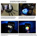 LED RGB Car Interior Dash Floor Light Strip Atmosphere Music Lamp LED Lamp Strip