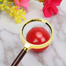 70mm Handheld 10X Magnifier Magnifying Glass Loupe for Reading Jewelry