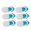 6Pcs Webcam Cover Slider for Camera Shield Laptop iPad Phone Desktop White