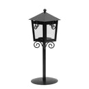 Black Street Post Shape Candle Holder Tea Light Stand Weddding Candlestick