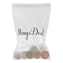 7 Round Pieces Crystal Palm Reiki Energy Engraved Stones