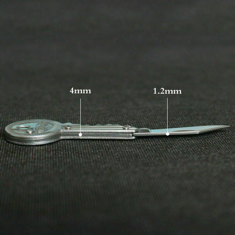 Creative Fold Key Shaped Folding Pocket Key Metal Self Tool Defense EDC TOP Y3T3