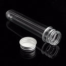 1X(10Pcs Test Transparent Plastic With Cap Dispenser (40Ml, 140 X 25Mm)