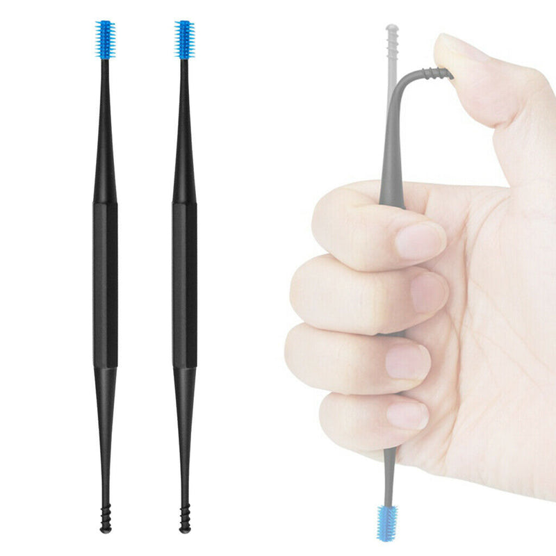2x Double Spiral Ear Wax Curette Removal Tool
