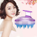 Women Men Unisex Silicone Purple Color Shampoo Hair Brush Massage Comb Use UCJ