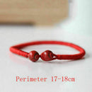 Good Luck Red String Bracelets Lucky Hand Braided Ceramic Bead Bracelet Jewelry