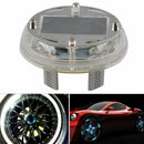 4 Color Light 12 Led Rgb Car Auto Solar Energy Flash Wheel Tire Rim Light F