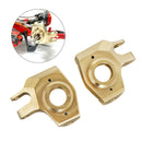 2x RC Brass Front Steering Knuckle Cup for Axial SCX10 II 90046 Replacements