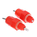 50 Pcs Water Cups Nipple Chicken Drinkers Waterer 360 Angle Poultry Supplie