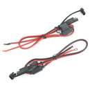 Foxsur 2Pcs Motorcycle Battery Charger Sae Charging Cable Sae Quick Disconn I7L1