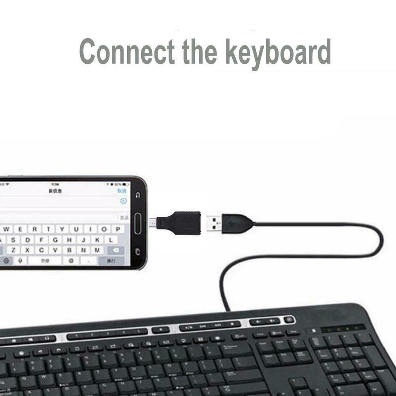 Micro USB Male to USB Female Expansion OTG Adapter Converter for Android
