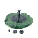 Lotus Leaf Shape Water Pump Solar Fountain Power Pump Panel Outdoor Small M
