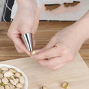Kitchen Finger Hand Protector Guard Stainless Steel Chop Shell Bean Nut Tool C8