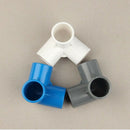 16pcs Plastic PVC 20mm Hose Tee Connector 3 Way Joint For Garden Irrigation W1I1