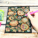 DIY Flower Special Shaped Diamond Painting 50 Pages A5 Sketchbook Notebook