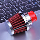 25MM Car Bike Oil Mini Breather Cold Air Filter Fuel Crankcase Engine Filter