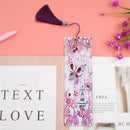 5D Diamond Painting Iron Tower Pattern Leather Bookmark Book Marks For DIY Craft