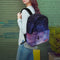 Women Canvas Backpack Stylish Galaxy Star Universe Space Backpack Girls Sch J1B5