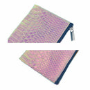 Cosmetic Bag Makeup Bag Toiletry Travel Bag Handy Holographic Bag Protable  X5F9