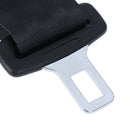 14'' Car black seat seatbelt adjustable safety belt extender extension buckleE,a