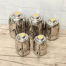 Stainless Steel Oil Drizzler Dressing Pourer Vinegar Cruet Dispenser 24oz