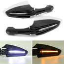 1X(Motorcycle Handlebar Hand Protector With Led Light Handguards Led Hand G