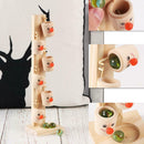 Baby Clown Pattern Wooden Blocks Tree Marble Ball Run Track Game Kids Toys