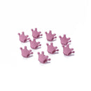 10pcs Crown Hair Clips Children Girls Claw Barrettes Mini Jaw Hairpin (09) A