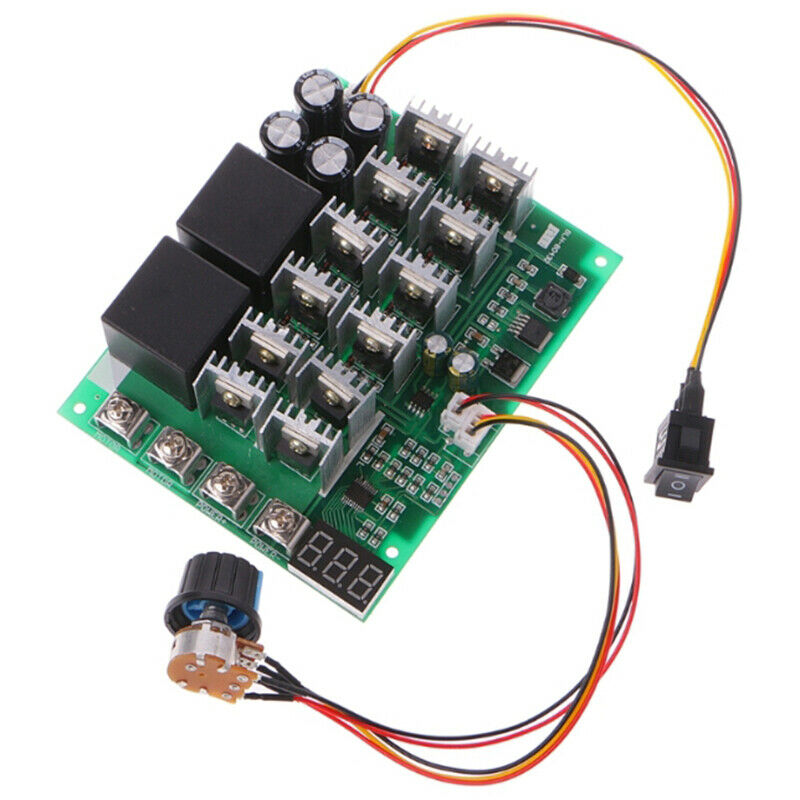 DC 10-55V 12V 24V 36V 48V 55V 100A Motor Speed Controller PWM HHO RC Revers V2M1