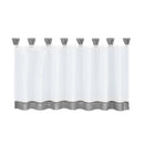 2 Size Kitchen Curtain Cafe Panel for Rod Window Sheer Drape Valance