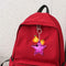 Colorful Sequins Keychain Star Shining Girl Backpack Jewelry Gifts (Purple) A