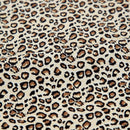 5PCS Leopard Pattern Cotton Fabric Squares Sewing Fabric for Patchwork Craft