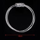 1 Pcs Fashion Women Jewelry Tricyclic glossy twist multi - layer round brac