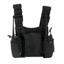 Radios Pocket Radio Chest Harness Chest Front Pack Pouch Holster Vest Rig C Y2J2