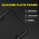 License Plate Frame US America Canada Thick Silicone License Plate Tag Holder