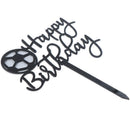 Football Acrylic Cake Topper Soccer Happy Birthday Cake Topper For Birthday BX