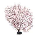 9" Height Red Plastic Coral Decoration for Aquarium Fish Tank