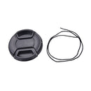Durable 52 mm Front Lens Cap Center Snap on Lens cap for Nikon + Leash LJLJ