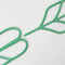 3pcs Mini DIY Leaf Shape Garden Trellis Plants Lattice Pots Supports for Cl