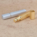 6pcs 12ml Travel Refillable Perfume Bottle Aluminum Casing Glass Liner Fine Mist