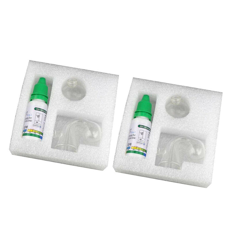 Aquarium CO2 Glass Drop Checker with 15ml Long Term Monitor Fluid   Tank Test