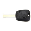 2 BTN Remote Key Fob +Transponder Chip For Peugeot 307 ID46 P/N 73373067C F9Q1
