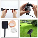 Solar Power Led String Copper Wire Fairy Lights 100Leds Outdoor Holiday Chr
