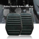 2pcs Replacement Parts Clutch Brake Pedal Pad Black Accessory for Ford Transit