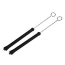 2 x Retractable Loop End Drum Brush Drumsticks Rock Jazz